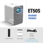 AUN ET50 4 Zoll 180 Lumen 1920x1080P Smart LED Mini Beamer, US Stecker, EU Stecker, UK Stecker, AU Stecker