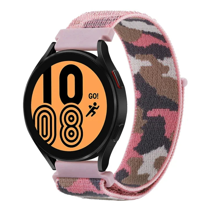 Camo Nylon Loop Watch Band, For Samsung Galaxy Watch5 40mm/44mm / Watch5 Pro