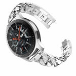 Uhrenarmband mit Diamantenreihe aus Denim, passend für Samsung Galaxy Watch5 40 mm/44 mm / Watch5 Pro