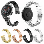 Uhrenarmband mit Diamantenreihe aus Denim, passend für Samsung Galaxy Watch5 40 mm/44 mm / Watch5 Pro