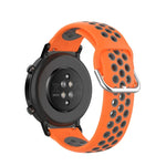 20-mm-Sportarmband mit Faltschließe, zweifarbig, für Huawei Watch GT2 (42 mm), Galaxy Watch Active2/Active