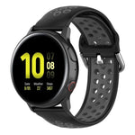 20-mm-Sportarmband mit Faltschließe, zweifarbig, für Huawei Watch GT2 (42 mm), Galaxy Watch Active2/Active
