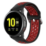 20-mm-Sportarmband mit Faltschließe, zweifarbig, für Huawei Watch GT2 (42 mm), Galaxy Watch Active2/Active