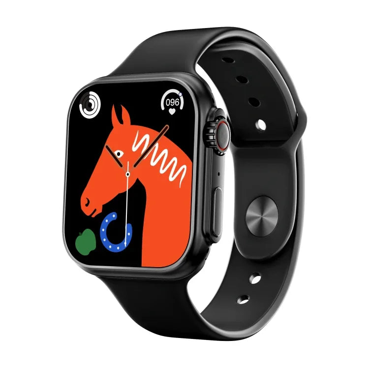 WS8 Pro Smartwatch mit 2,0 Zoll IPS-Voll-Touchscreen, IP67 wasserdicht, unterstützt Herzfrequenz- und Blutsauerstoffmessung / Sportmodi