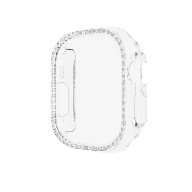 Diamantförmiges, hohles PC-Uhrengehäuse, für Apple Watch Ultra 3 / 2 / 1 49 mm