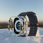 Diamantförmiges, hohles PC-Uhrengehäuse, für Apple Watch Ultra 3 / 2 / 1 49 mm