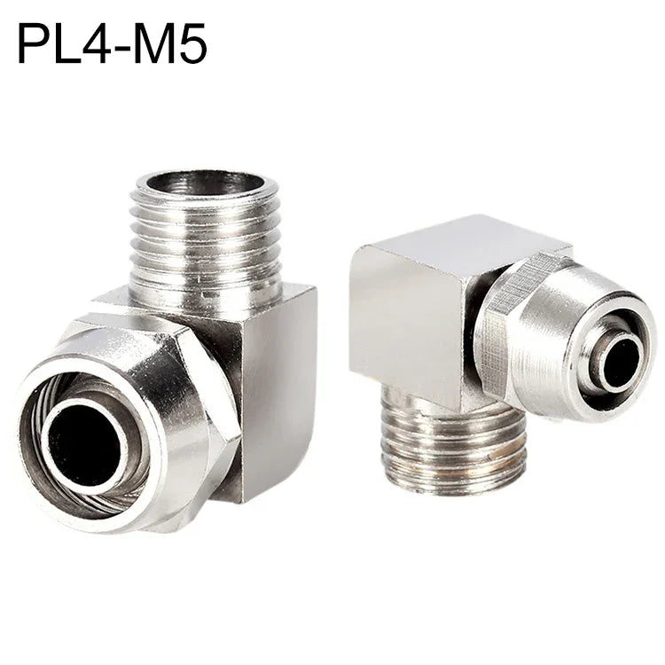 PL8-02 LAIZE Vernickelte Kupfer-Luftröhren-Schnellverschluss-Kupplung, PL4-M5, PL4-01, PL4-02, PL6-M5, PL6-01, PL6-02, PL8-01, PL8-02