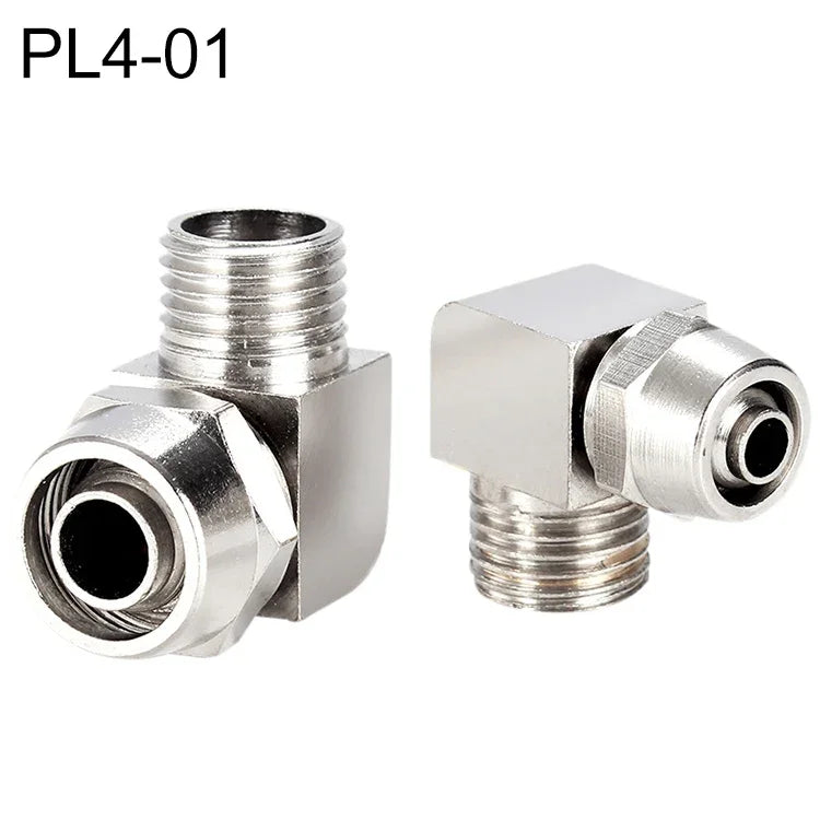 PL8-02 LAIZE Vernickelte Kupfer-Luftröhren-Schnellverschluss-Kupplung, PL4-M5, PL4-01, PL4-02, PL6-M5, PL6-01, PL6-02, PL8-01, PL8-02