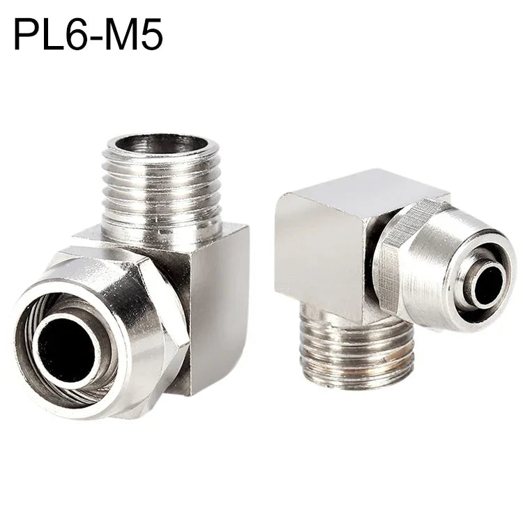 PL8-02 LAIZE Vernickelte Kupfer-Luftröhren-Schnellverschluss-Kupplung, PL4-M5, PL4-01, PL4-02, PL6-M5, PL6-01, PL6-02, PL8-01, PL8-02