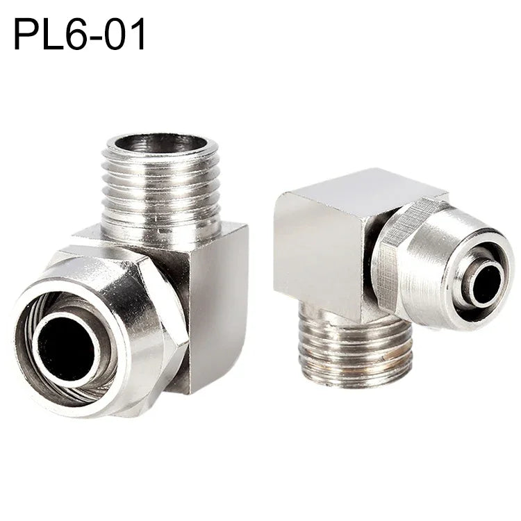 PL8-02 LAIZE Vernickelte Kupfer-Luftröhren-Schnellverschluss-Kupplung, PL4-M5, PL4-01, PL4-02, PL6-M5, PL6-01, PL6-02, PL8-01, PL8-02