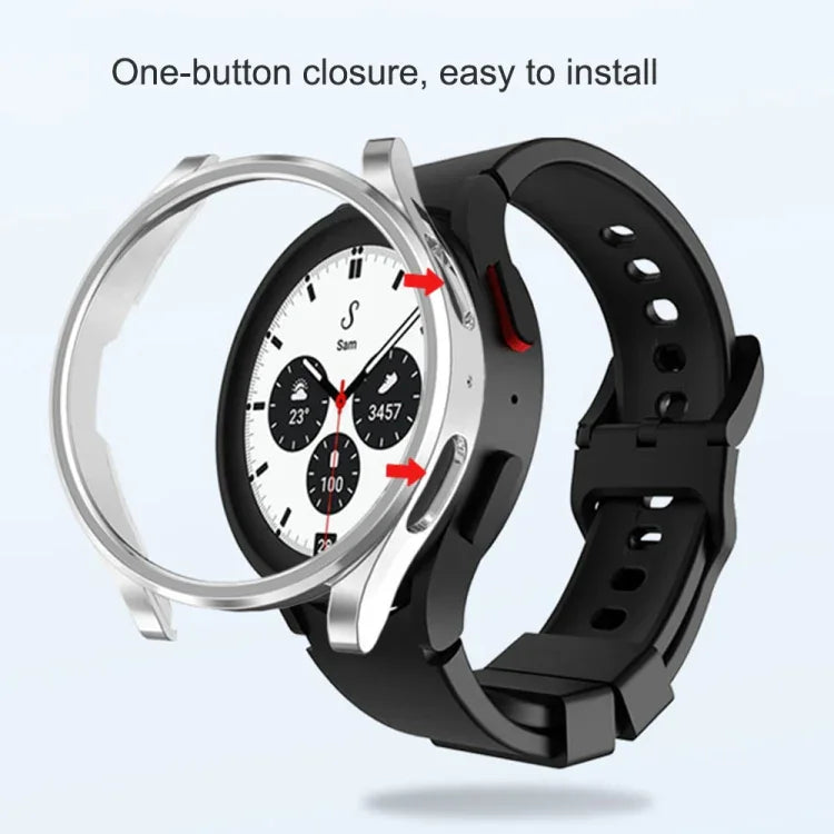 Galvanisierte, hohle TPU-Schutzhülle (Halbpackung) für Samsung Galaxy Watch5 Pro 45 mm