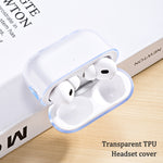 For AirPods Pro 2 Earphone Transparent TPU Protective Case, For AirPods Pro 2