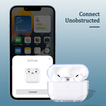 For AirPods Pro 2 Earphone Transparent TPU Protective Case, For AirPods Pro 2