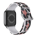 Atmungsaktives TPU-Armband für Apple Watch, Serie 8 &amp; 7 (41 mm) / SE 2 &amp; 6 &amp; SE &amp; 5 &amp; 4 (40 mm) / 3 &amp; 2 &amp; 1 (38 mm)