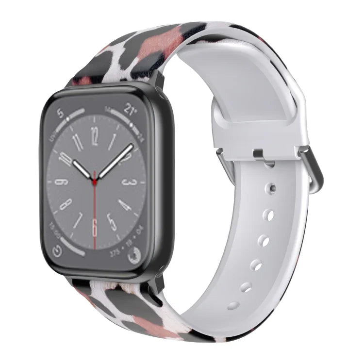 Atmungsaktives TPU-Armband für Apple Watch, Serie 8 &amp; 7 (41 mm) / SE 2 &amp; 6 &amp; SE &amp; 5 &amp; 4 (40 mm) / 3 &amp; 2 &amp; 1 (38 mm)