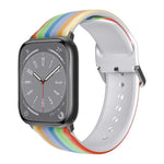 Atmungsaktives TPU-Armband für Apple Watch, Serie 8 &amp; 7 (41 mm) / SE 2 &amp; 6 &amp; SE &amp; 5 &amp; 4 (40 mm) / 3 &amp; 2 &amp; 1 (38 mm)