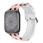 Atmungsaktives TPU-Armband für Apple Watch, Serie 8 &amp; 7 (41 mm) / SE 2 &amp; 6 &amp; SE &amp; 5 &amp; 4 (40 mm) / 3 &amp; 2 &amp; 1 (38 mm)