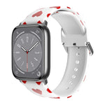 Atmungsaktives TPU-Armband für Apple Watch, Serie 8 &amp; 7 (41 mm) / SE 2 &amp; 6 &amp; SE &amp; 5 &amp; 4 (40 mm) / 3 &amp; 2 &amp; 1 (38 mm)