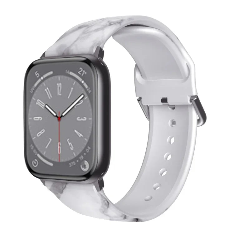 Atmungsaktives TPU-Armband für Apple Watch, Serie 8 &amp; 7 (41 mm) / SE 2 &amp; 6 &amp; SE &amp; 5 &amp; 4 (40 mm) / 3 &amp; 2 &amp; 1 (38 mm)
