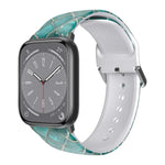Atmungsaktives TPU-Armband für Apple Watch, Serie 8 &amp; 7 (41 mm) / SE 2 &amp; 6 &amp; SE &amp; 5 &amp; 4 (40 mm) / 3 &amp; 2 &amp; 1 (38 mm)