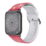 Atmungsaktives TPU-Armband für Apple Watch, Serie 8 &amp; 7 (41 mm) / SE 2 &amp; 6 &amp; SE &amp; 5 &amp; 4 (40 mm) / 3 &amp; 2 &amp; 1 (38 mm)