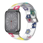 Atmungsaktives TPU-Armband für Apple Watch, Serie 8 &amp; 7 (41 mm) / SE 2 &amp; 6 &amp; SE &amp; 5 &amp; 4 (40 mm) / 3 &amp; 2 &amp; 1 (38 mm)