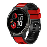 Zweifarbiges Silikon-Uhrenarmband in schlichter Webart, für Samsung Galaxy Watch 5 Pro 45 mm