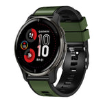 Zweifarbiges Silikon-Uhrenarmband in schlichter Webart, für Samsung Galaxy Watch 5 Pro 45 mm
