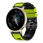 Zweifarbiges Silikon-Uhrenarmband in schlichter Webart, für Samsung Galaxy Watch 5 Pro 45 mm