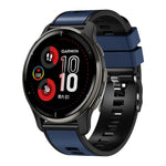 Zweifarbiges Silikon-Uhrenarmband in schlichter Webart, für Samsung Galaxy Watch 5 Pro 45 mm
