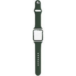 imak Silikon-Uhrenarmband mit PC-Rahmen und Schutzglasfolie, für Apple Watch SE 2022 (40 mm) und Apple Watch SE 2022 (44 mm)
