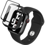 imak Silikon-Uhrenarmband mit PC-Rahmen und Schutzglasfolie, für Apple Watch SE 2022 (40 mm) und Apple Watch SE 2022 (44 mm)