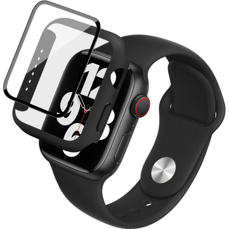 imak Silikon-Uhrenarmband mit PC-Rahmen und Schutzglasfolie, für Apple Watch SE 2022 (40 mm) und Apple Watch SE 2022 (44 mm)