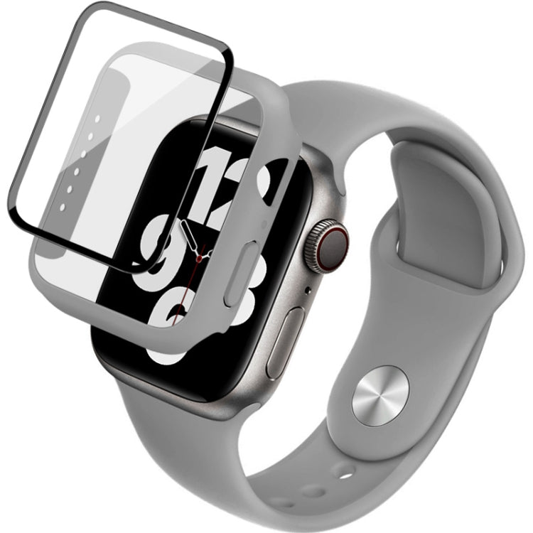 imak Silikon-Uhrenarmband mit PC-Rahmen und Schutzglasfolie, für Apple Watch SE 2022 (40 mm) und Apple Watch SE 2022 (44 mm)