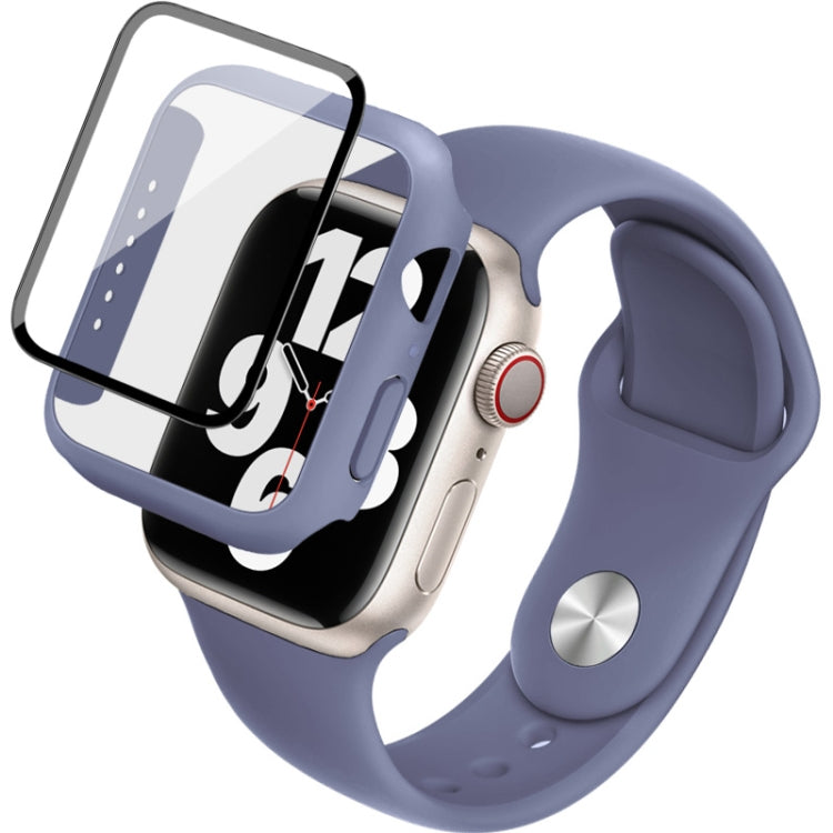 imak Silikon-Uhrenarmband mit PC-Rahmen und Schutzglasfolie, für Apple Watch SE 2022 (40 mm) und Apple Watch SE 2022 (44 mm)
