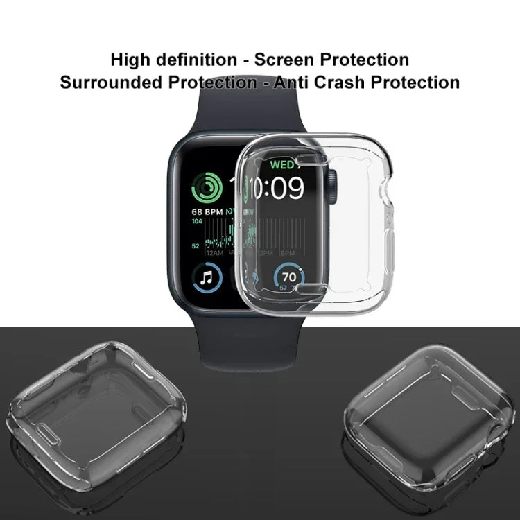 imak UX-3 Series TPU Schutzhülle, für Apple Watch SE 2023 40 mm / Series 4/5/6/SE 1/2/3 40 mm, für Apple Watch SE 2023 44 mm / Series 4/5/6/SE 1/2/3 44 mm