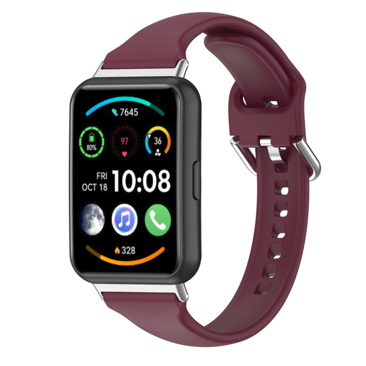 For Huawei Watch Fit 2 Small Waist Silicone Watch Band, S, L