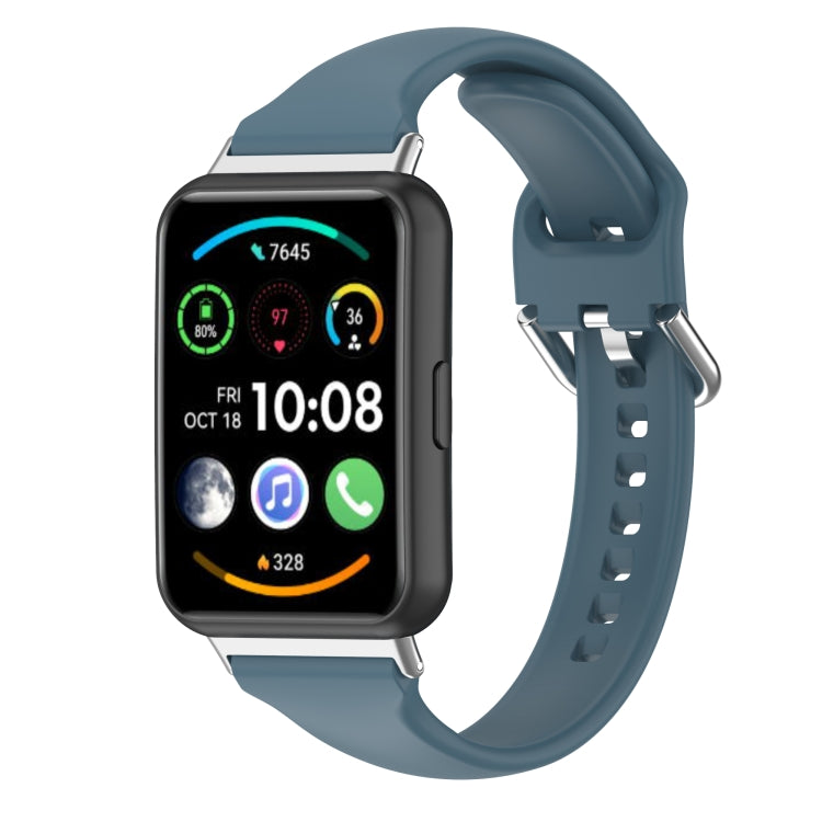 For Huawei Watch Fit 2 Small Waist Silicone Watch Band, S, L