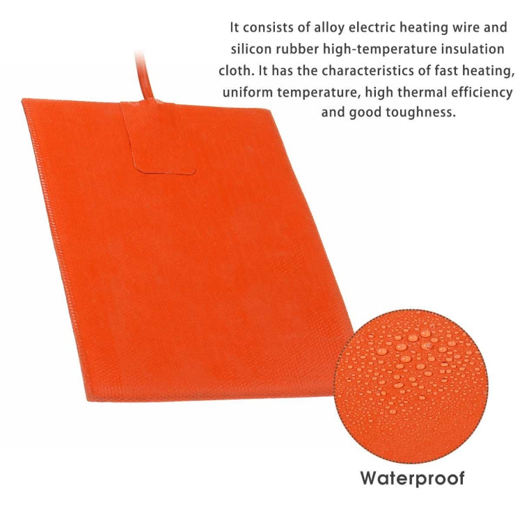 15 x 20cm Car Engine Oil Pan Sump Tank Heater Pad, 15 x 20cm, US Plug, 15 x 20cm, EU Plug