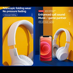 Lenovo TH10 Kabellose Bluetooth Gaming Bass Musik Sport Geräuschunterdrückende Kopfhörer, TH10 Weiß, TH10 Schwarz