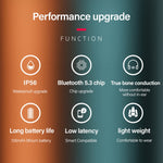 Lenovo X3 Pro Knochenleitung Kabellose Bluetooth 5.3 Sport Ohrhörer mit Mikrofon