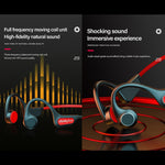Lenovo X3 Pro Knochenleitung Kabellose Bluetooth 5.3 Sport Ohrhörer mit Mikrofon