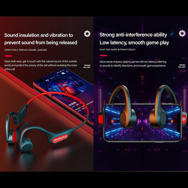 Lenovo X3 Pro Knochenleitung Kabellose Bluetooth 5.3 Sport Ohrhörer mit Mikrofon