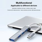 imak 4 in 1 Multifunktionale Dockingstation HUB, USB, USB-C / Type-C