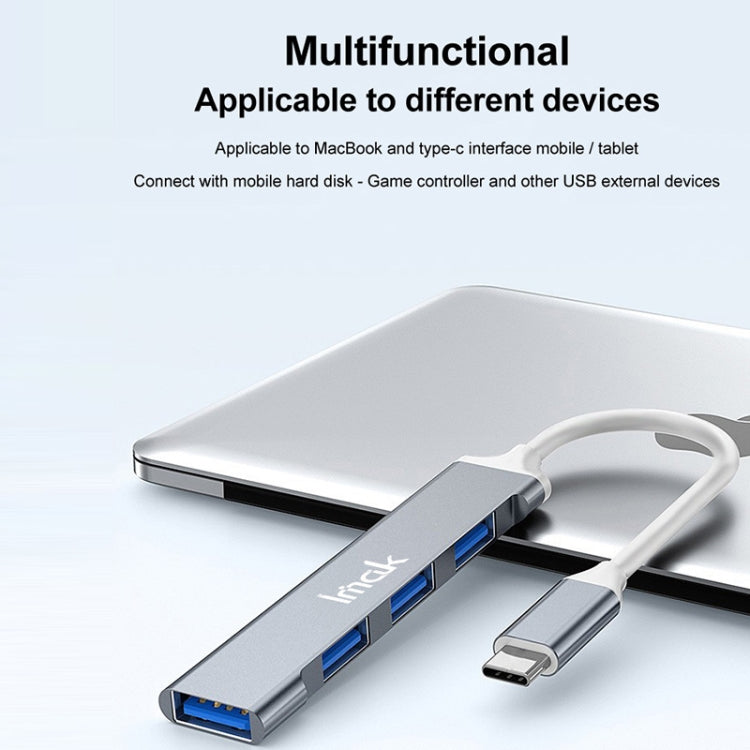 imak 4 in 1 Multifunktionale Dockingstation HUB, USB, USB-C / Type-C