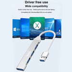 imak 4 in 1 Multifunktionale Dockingstation HUB, USB, USB-C / Type-C