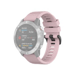 For Garmin Fenix 6 22mm Quick Release Official Texture Wrist Strap Watchband, with Plastic Button, with Metal Button