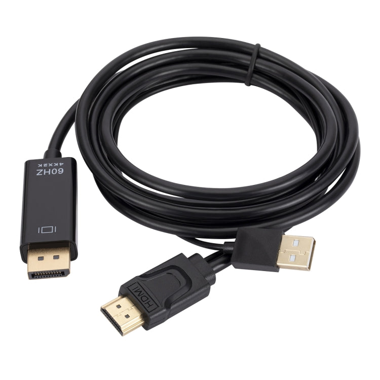HDMI-zu-USB+DisplayPort Adapterkabel mit Netzteil, Länge: 1,8 m, 180 cm