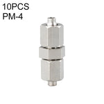 PM-4 LAIZE 2 Stück Vernickelter Kupfer Gerader Pneumatischer Schnellverbinder, PM-4 (2 Stück), PM-6 (2 Stück), PM-8 (2 Stück), PM-10 (2 Stück), PM-12, PM-14, PM-16