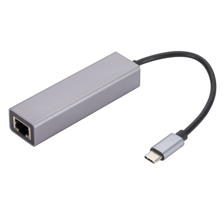 SL-030 USB-C / Typ-C zu Gigabit Ethernet RJ45 & 3 x USB 3.0 Adapter Konverter HUB, USB-C / Typ-C zu RJ45 & 3 x USB